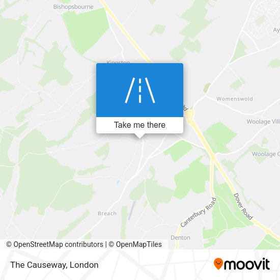 The Causeway map