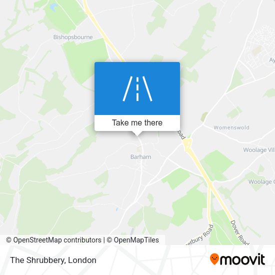 The Shrubbery map