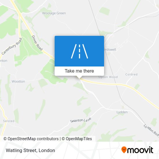 Watling Street map