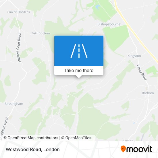Westwood Road map