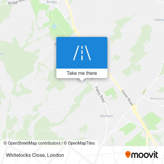 Whitelocks Close map
