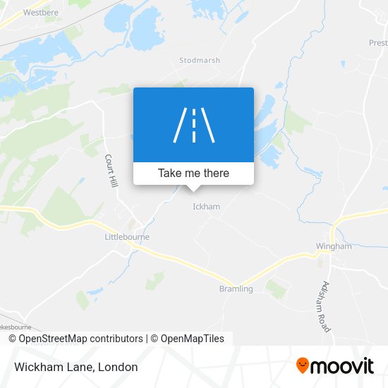 Wickham Lane map