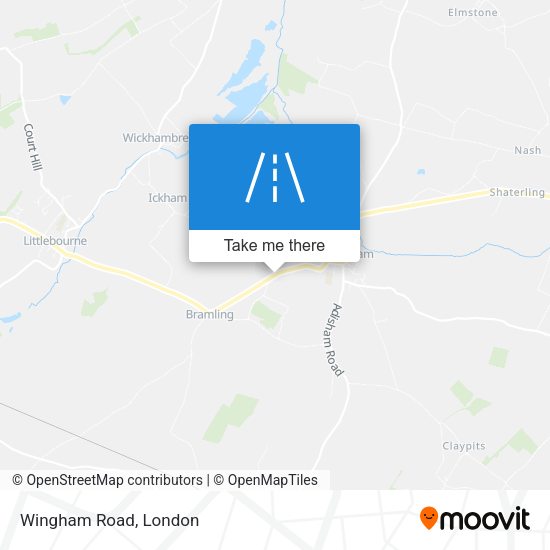 Wingham Road map