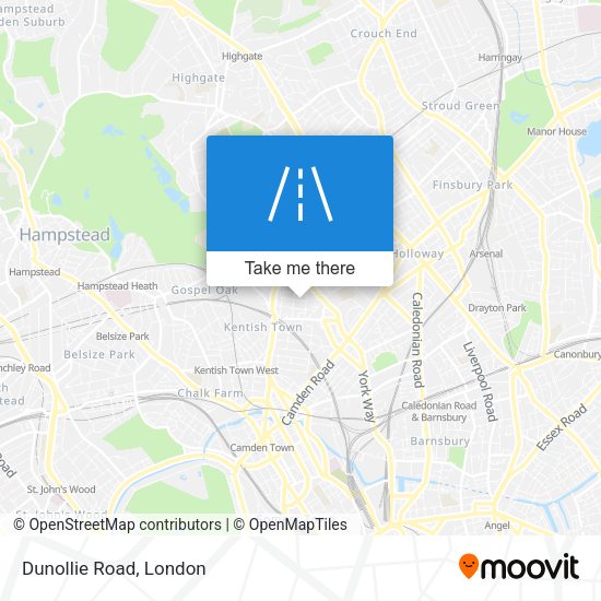 Dunollie Road map