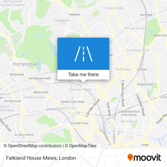 Falkland House Mews map