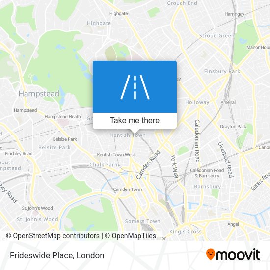 Frideswide Place map