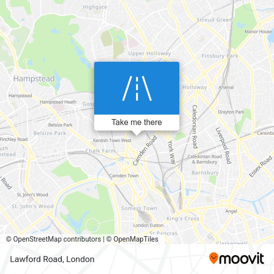 Lawford Road map