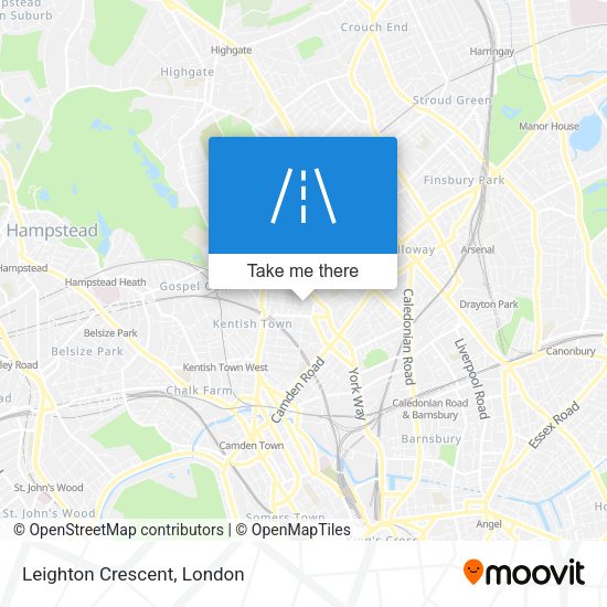 Leighton Crescent map
