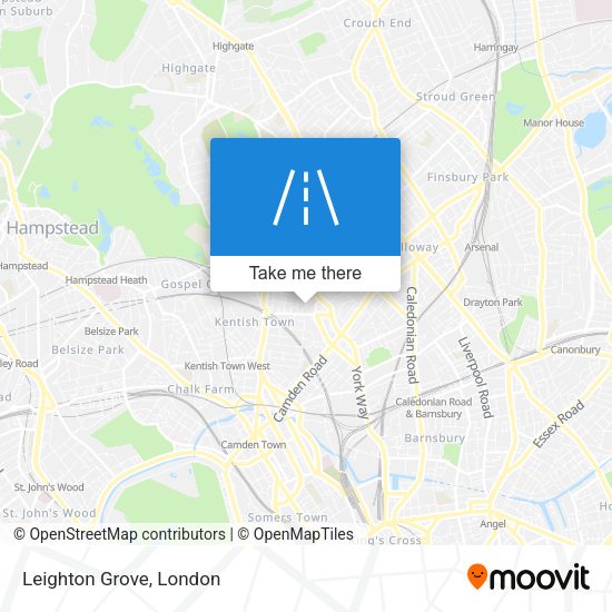 Leighton Grove map