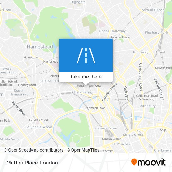 Mutton Place map