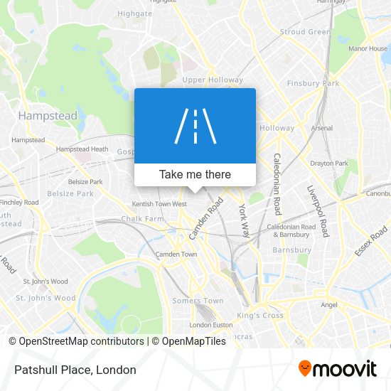Patshull Place map