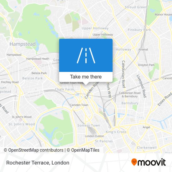 Rochester Terrace map
