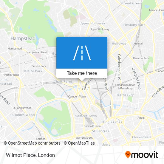 Wilmot Place map