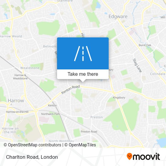 Charlton Road map