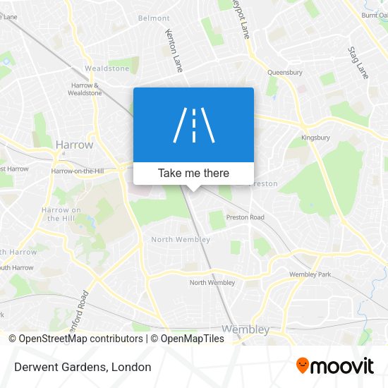 Derwent Gardens map