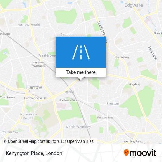Kenyngton Place map