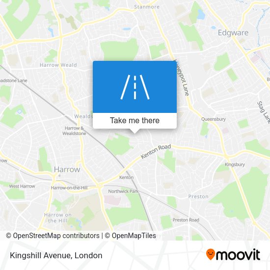 Kingshill Avenue map