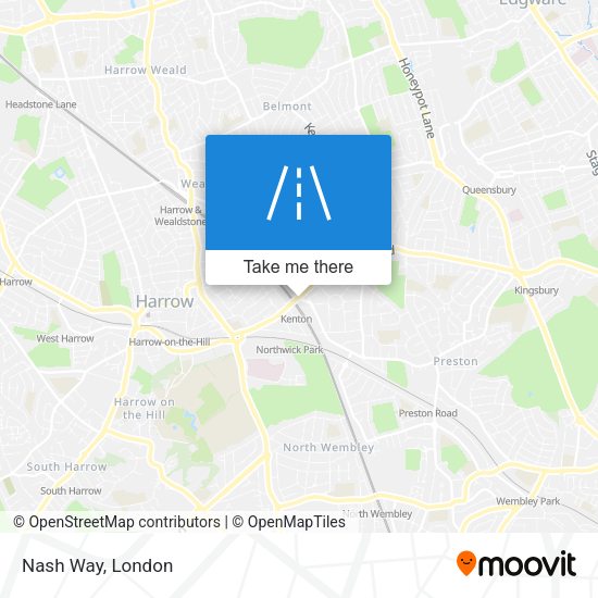 Nash Way map