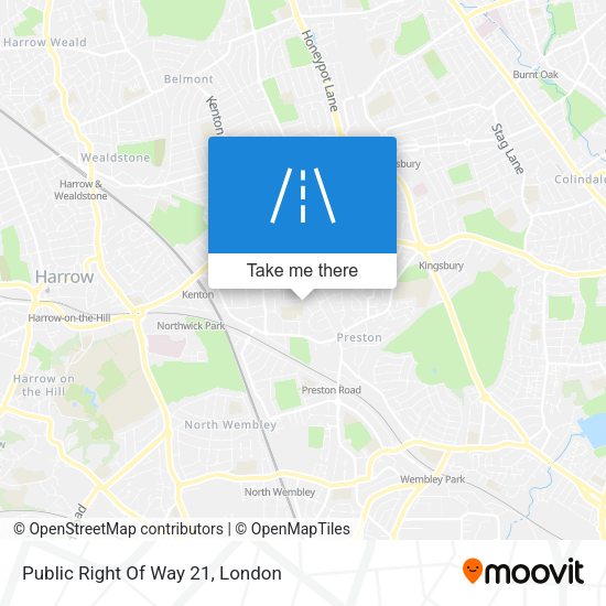 Public Right Of Way 21 map
