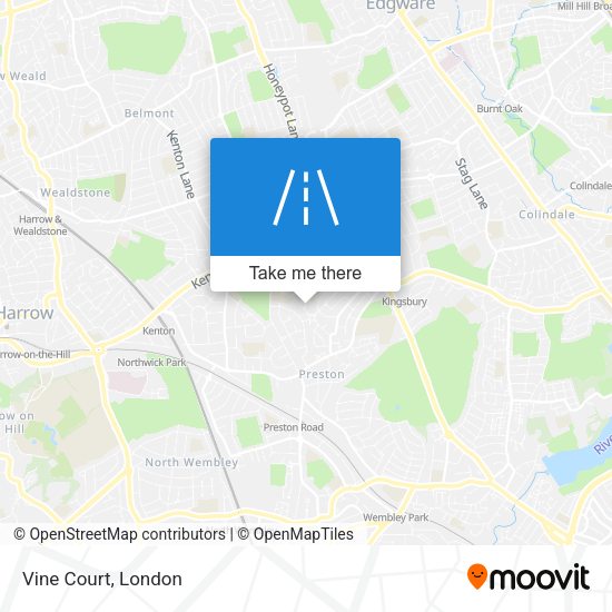 Vine Court map