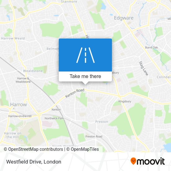 Westfield Drive map