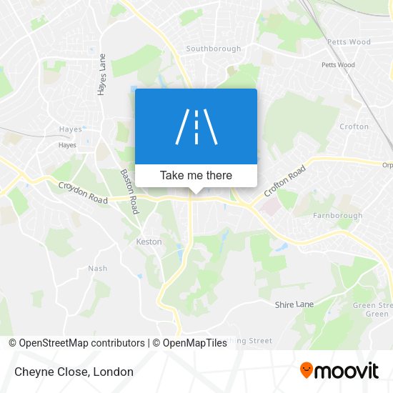 Cheyne Close map