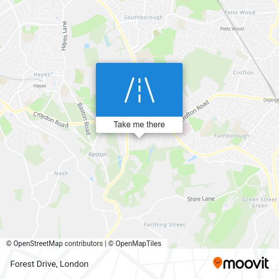Forest Drive map