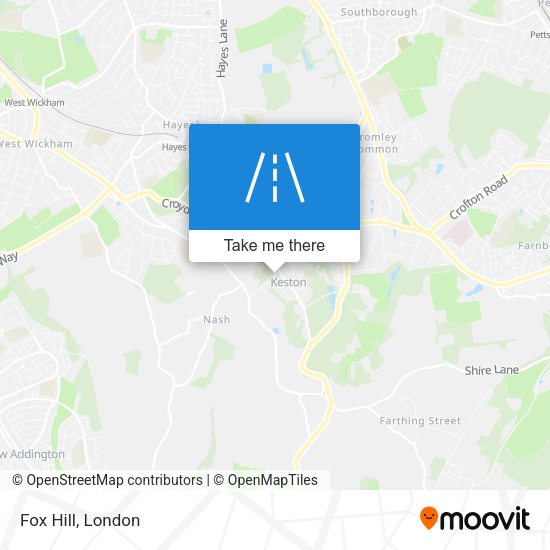 Fox Hill map