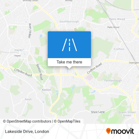 Lakeside Drive map