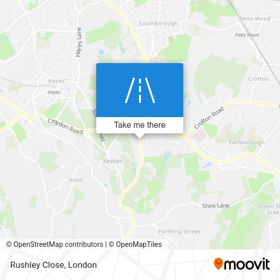 Rushley Close map