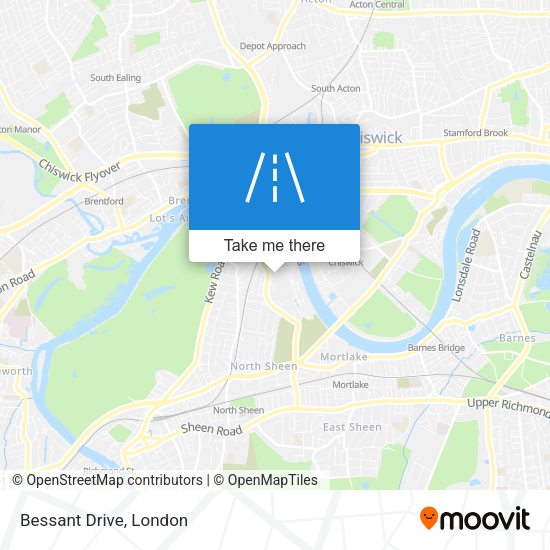 Bessant Drive map