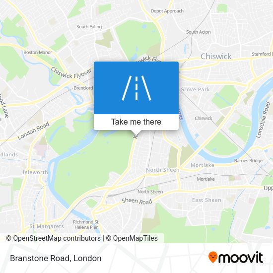 Branstone Road map