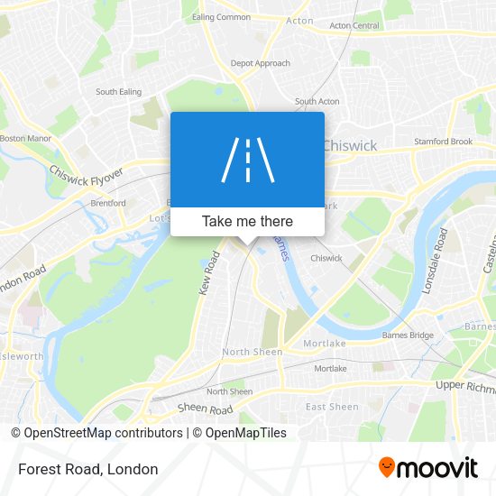 Forest Road map