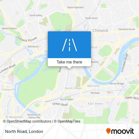 North Road map