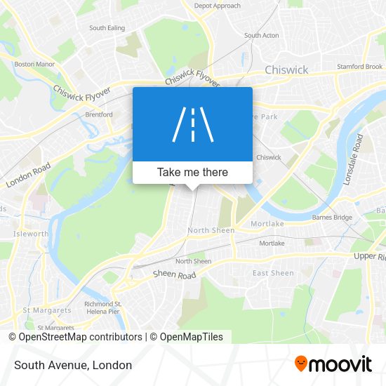 South Avenue map