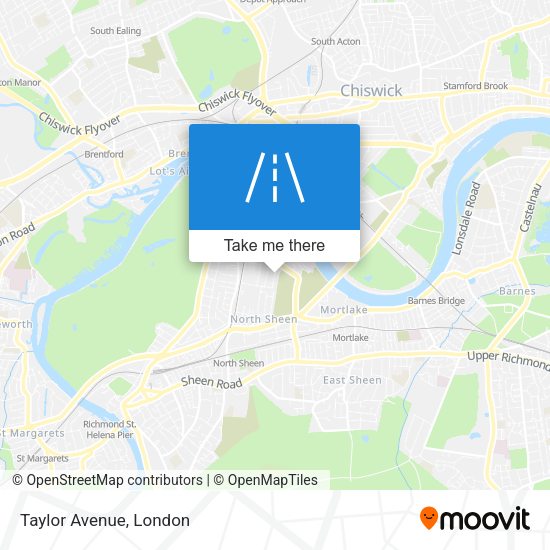 Taylor Avenue map