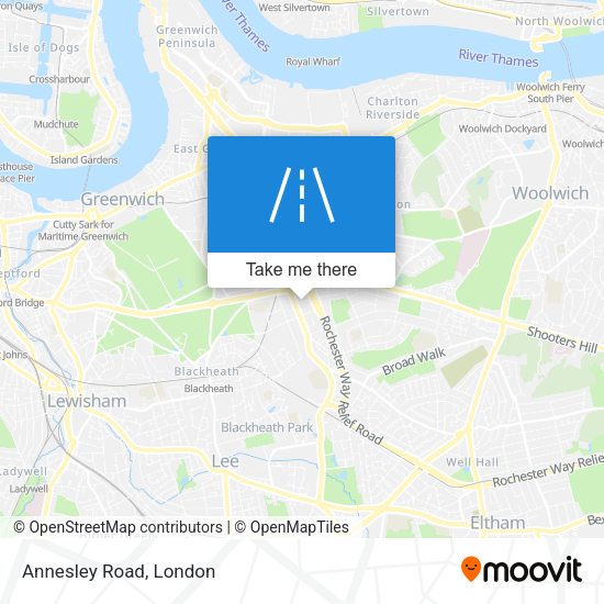 Annesley Road map