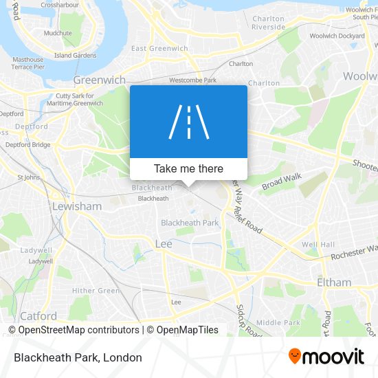 Blackheath Park map