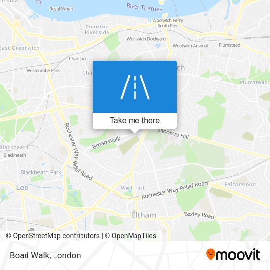 Boad Walk map