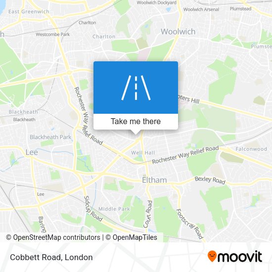 Cobbett Road map