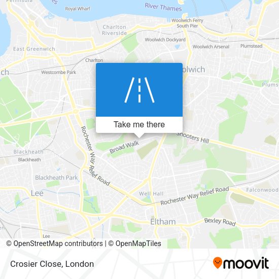 Crosier Close map