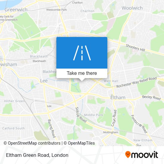 Eltham Green Road map