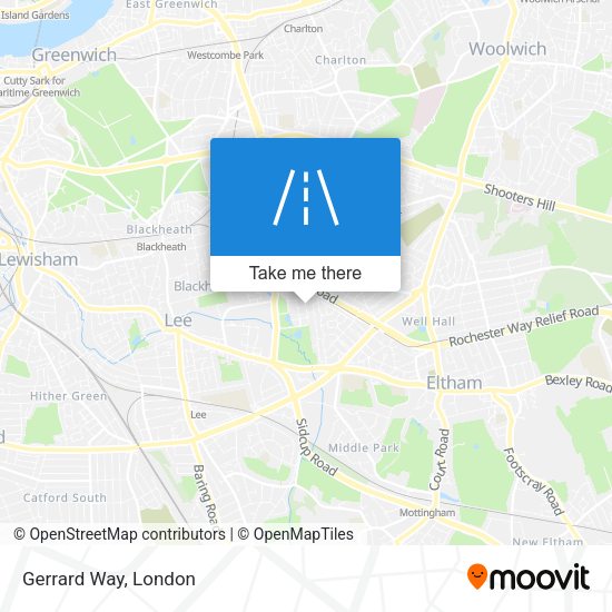 Gerrard Way map