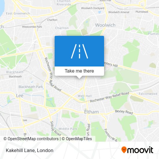 Kakehill Lane map
