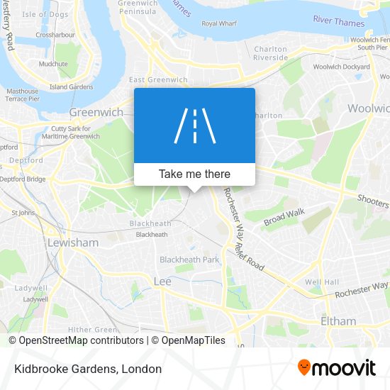Kidbrooke Gardens map