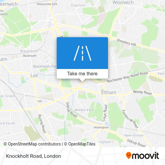 Knockholt Road map