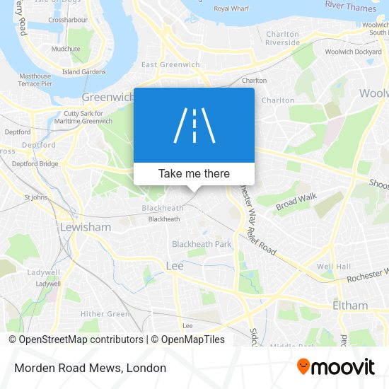 Morden Road Mews map