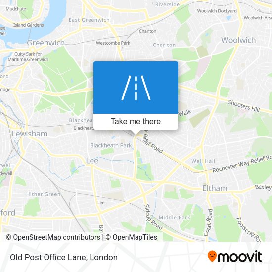 Old Post Office Lane map
