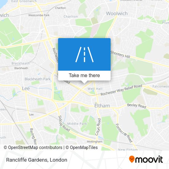 Rancliffe Gardens map