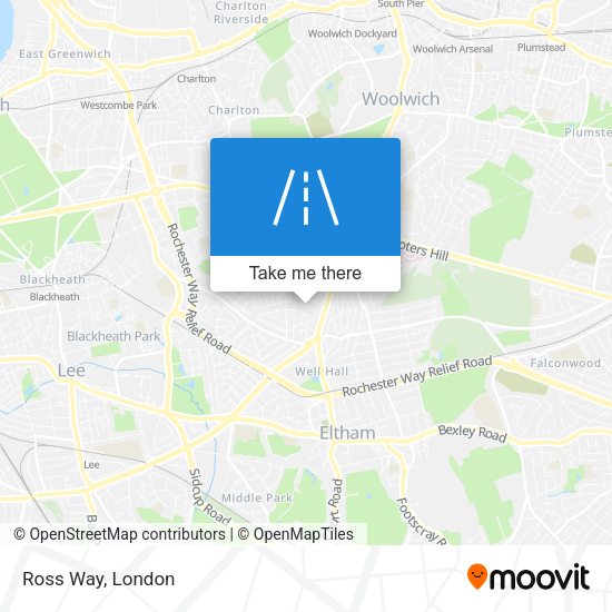 Ross Way map